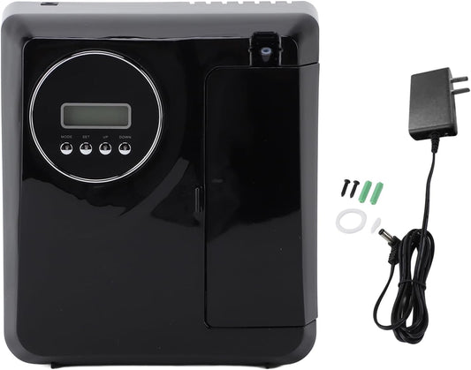 Aromatherapy Diffuser, Built in Fan Air Purification Professional Wall Mounted Essential Oil Diffuser 110‑220V for Home (Black)