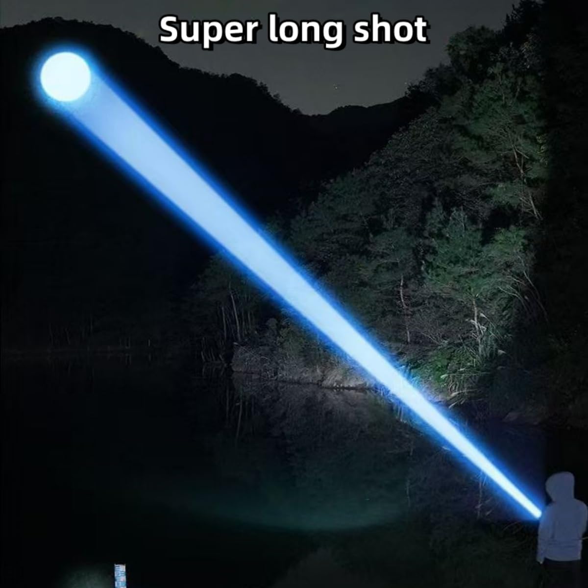Rechargeable flashlights1500L Tactical Flashlight,Adjustable Focus LED Flashlight, 3 Lighting Modes, Long Battery Life,IPX5 Waterproof,Small Bright Flashlight for Home,Power Cuts,Emergency,Camping