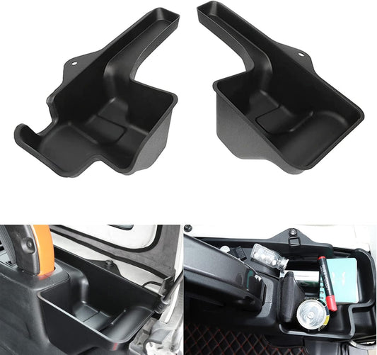 Wocch Rear Cargo Side Box Trunk Storage Tray Organizer Wheel Well Storage Bin Cargo Expansion Box for 2018-2023 Jeep Wrangler JL JLU Interior Accessories, Easy Screw-installation, Left & Right 2Pcs