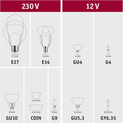 Paulmann 50396 LED Filament Light Bulb G95 Globe Smart Home Zigbee Tunable White 7 W Dimmable Bulb Opal Gold Light up to Daylight White 2200-6500K E27
