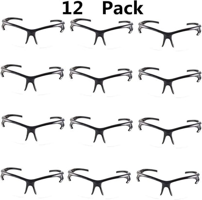 Children’s Safety Glasses－12 Pack of Kids Outdoor Game Protective Goggles Safety Goggles Eyewear for Nerf N-Strike Elite Gun Toy Gun Game Eye Protection & Laboratory Work Safety Glasses