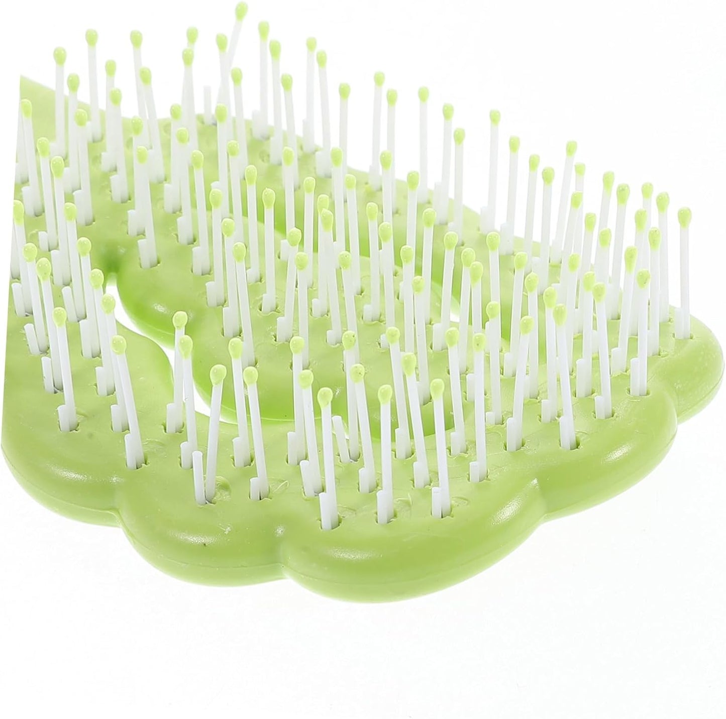 SAFIGLE Pettine districante da massaggio Bagnato riccio pettine per indolore nube attrezzo strumento di massaggio del cuoio capelluto spazzola per pp Verde chiaro