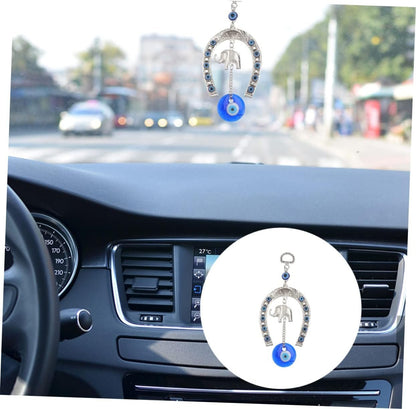 MAGICLULU 2 Set Ornamento Sospeso Da Elefante Occhio Decorazioni Per La Casa Della Statua Dell'elefante Decorazione Di Elefanti Per Interni Arredamento Elefante Per La Casa Resina 2 Pezzi*2