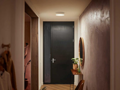 Philips Hue New Infuse White and Colour Ambiance Smart Ceiling Light [Small- White] with Bluetooth. Works with Alex, Google Assistant and Apple Homekit