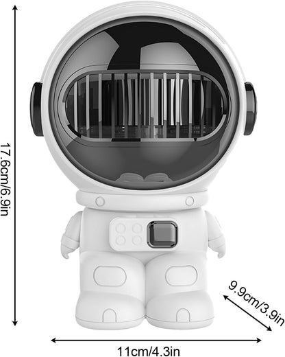 Bladeless Fan for Bedroom,Astronaut Shape Quiet Mini Personal Fan | Personal Cooling Desktop Handheld Electric Tool Bladeless Portable Mini for Dormitory Home Kitchen Student Bedroom