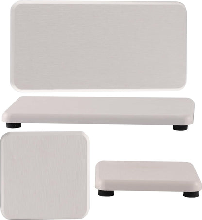 NiuYichee Set of 4 Water Absorbent Diatomite Tray, Diatomaceous Earth Kitchen Soap Dish, Hand Soap Holder, Water Absorbing Stone Used for Plants & Toiletries in The Modern Home