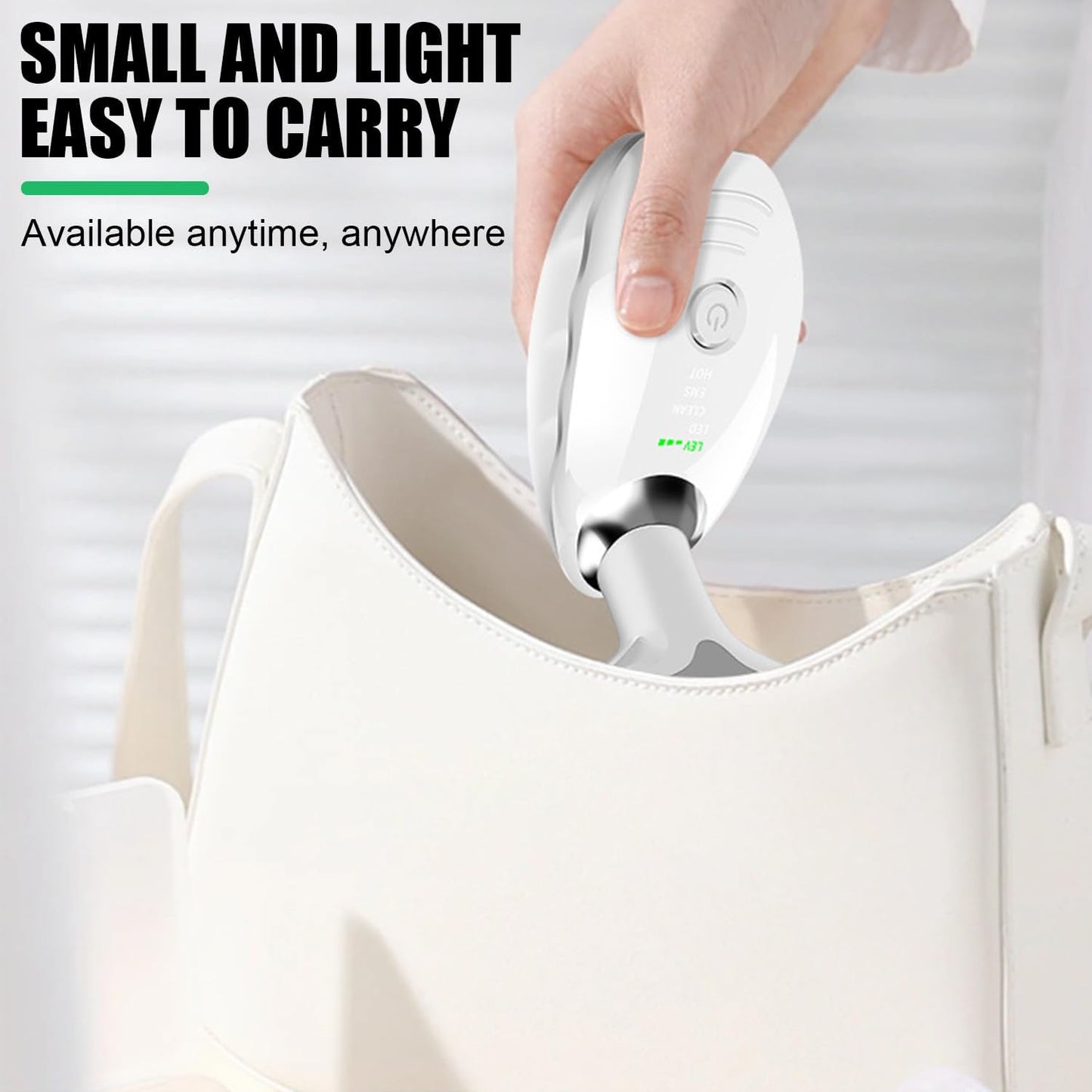 LAMCAN 3 In 1 Face Massager, Face Lifting Device, 7 LED Lights, 3 Massage Modes. LED Face Sculpting Tool, For Skin Care, Improvement, Firming and Smoothing of The Skin, Suitable for Family Use