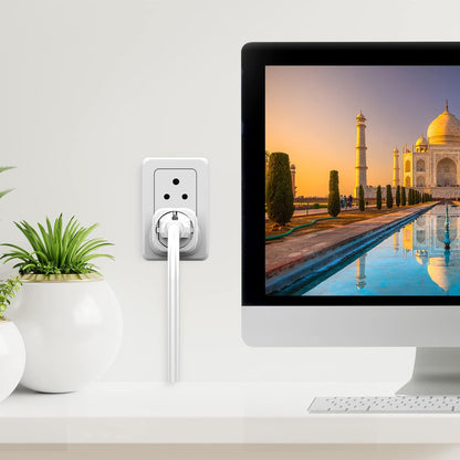 VINTAR 1PC South Africa Plug Adapter Travel Adapter Germany/EU to South Africa South Africa Mozambique Bhutan Travel Adapter Type M CE Approved