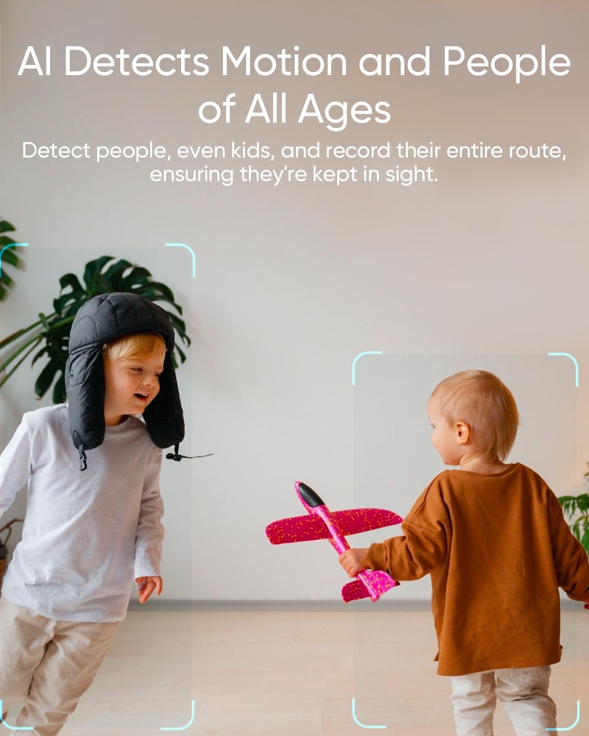 eufy Security C210 Security Camera 1080P Resolution PTZ 360Â° Indoor Plug-in Security Camera with Wi-Fi, Human AI/Motion, Ideal for Baby Monitor/Camera
