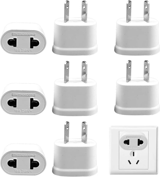 UK to Australia Adapter, EU to AU Plug Adapter, US to Australian Power Adaptor, Universal Power Adapter Travel 2 pin US/UK/EU to AU Plug Charger for Australia New Zealand to Fit into Foreign Outlet