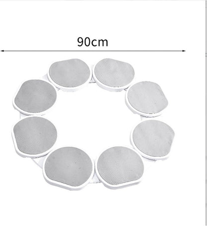 Turntable for Dining Table, 360 Degree Rotation Round Serving Plate Tabletop Rotating Tray, Silent & Smooth Spin, Expandable Large Capacity Kitchen Turntable for Dining, Parties