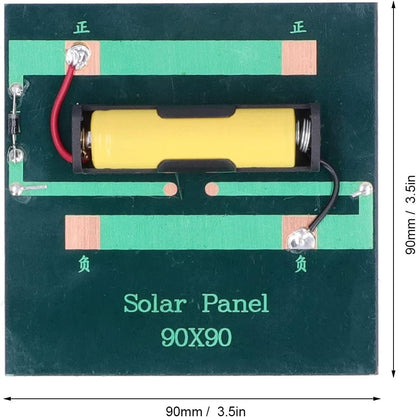 Solar Panel Charger Cell Charging Board 1W DC2V for 1.2V AA Batteries Power Supply