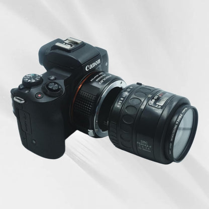 PHOLSY Manual Focus Adapter Ring Compatible with Pentax K PK Mount Lenses and Canon EF-M (EOS M) Mount Camera Body, PK to EF-M, PK on EOS M