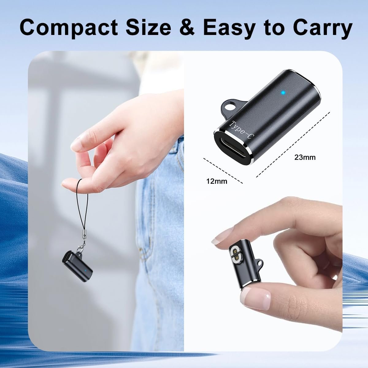 (2 Pack) USB C Charger Adapter Converter for Aftershokz Headphones Charger, Magnetic Adapter Charger for Shokz Aeropex,OpenRun/Pro,OpenRun Mini,OpenComm 2/UC, for Aftershokz Charging Cable