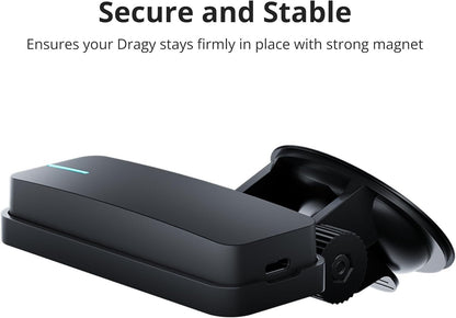 Official dragy Mount, Window Suction Cup Mount Compatible with dragy DRG69/70 Series GPS Based Performance Meter