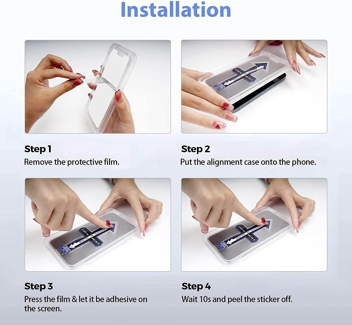 [ 3+3 Pack] LK 3Pack iPhone 13 Screen Protector 6.1-inch with 3Pack Camera Lens Protector, Anti-Scratch Easy-Installation,9H Hardness, HD Tempered Glass Film