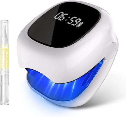LOZLTX 4.0 Quality Nail Mushroom Laser & Stopwatch & Fruity Nail Care Pen【Stronger Fast Acting Therapy】Nail Mushroom Laser Device 【SGS Approved Safe and Reliable】Improved