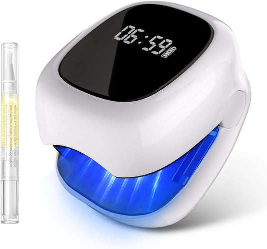 LOZLTX 4.0 Quality Nail Mushroom Laser & Stopwatch & Fruity Nail Care Pen【Stronger Fast Acting Therapy】Nail Mushroom Laser Device 【SGS Approved Safe and Reliable】Improved