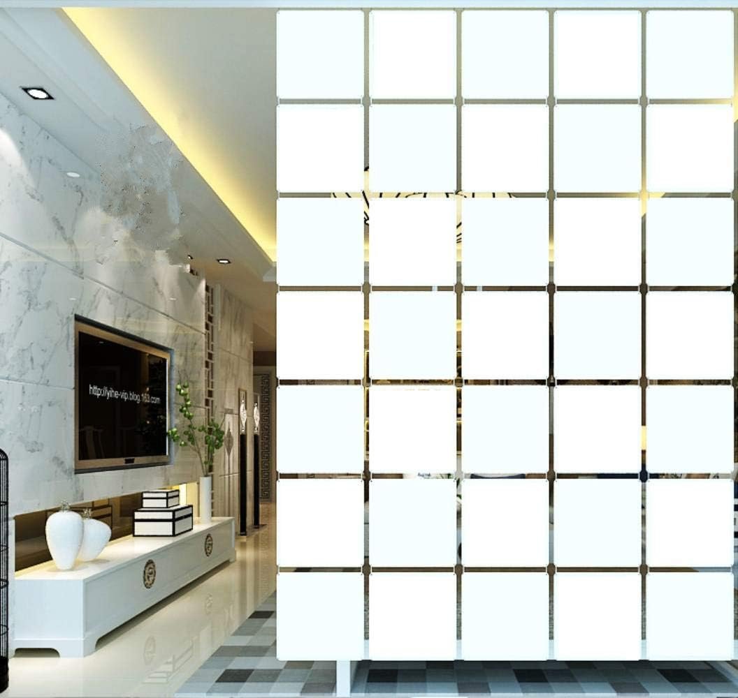 Set of 12 White Hanging Dividers for DIY Room Dividers Room Decoration with All Accessories, 29 x 29 cm (M2)