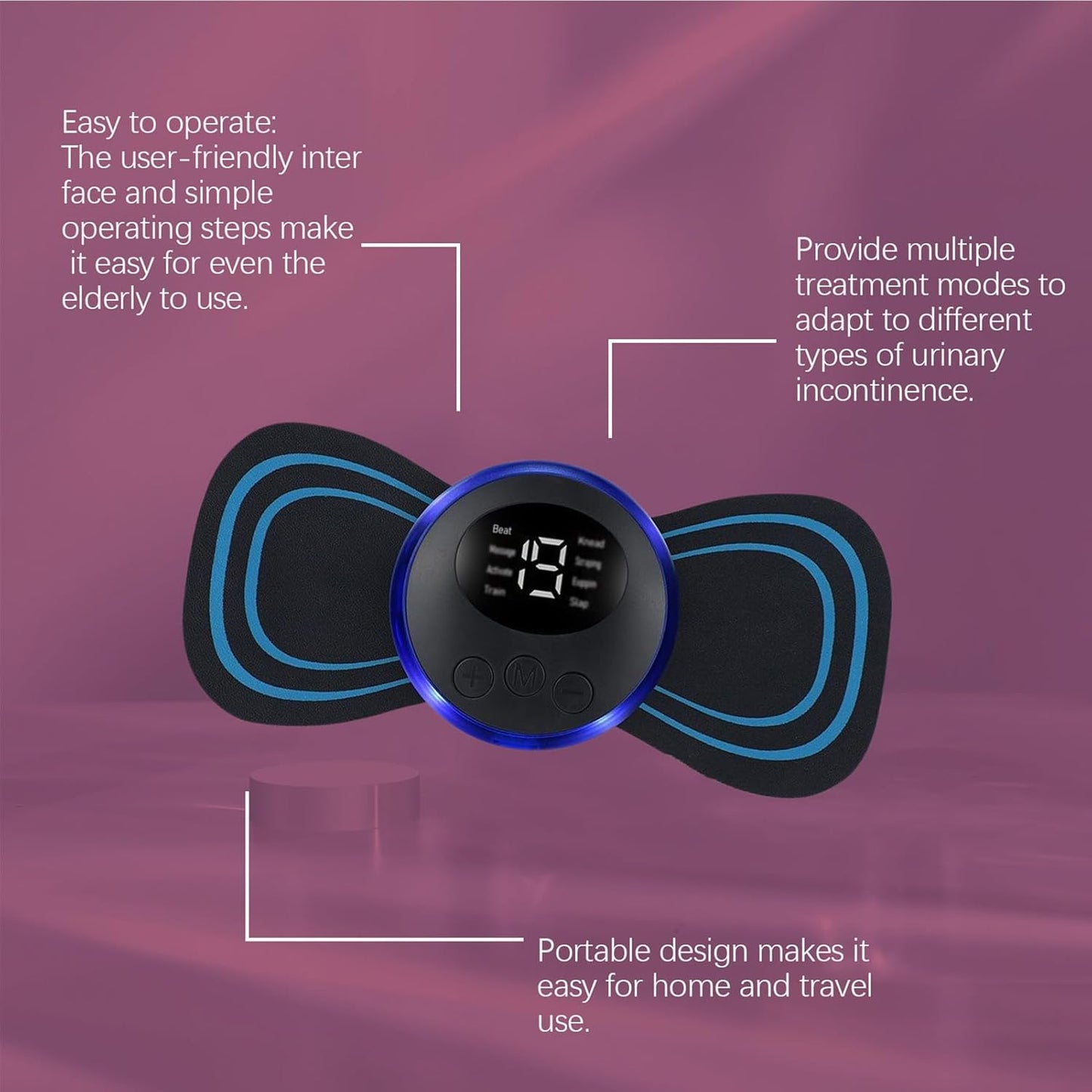 Pelvic Floor Strengthening Tool | Pelvic Exercises Multifunction Tool for Body Massage Exercises Thighs Recovery Post Childbirth Gym Home Travel
