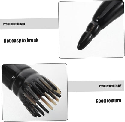 OATIPHO Natural Ox Horn Comb Gentle Scalp Massager Tool for Hair Massage Horn Brush for Healthy Scalp and Smooth Hair Design