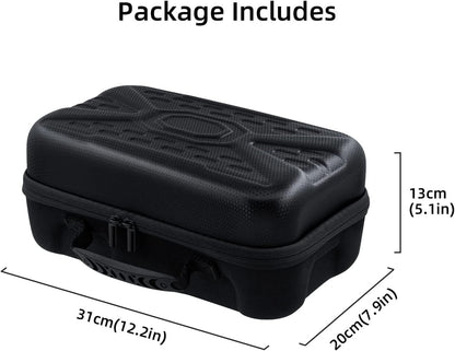 Mcbazel Hard Carrying Case for Xbox Series S, Travel Case Storage Bag for Xbox Series S Console Wireless Controller & Gaming Accessories - Black