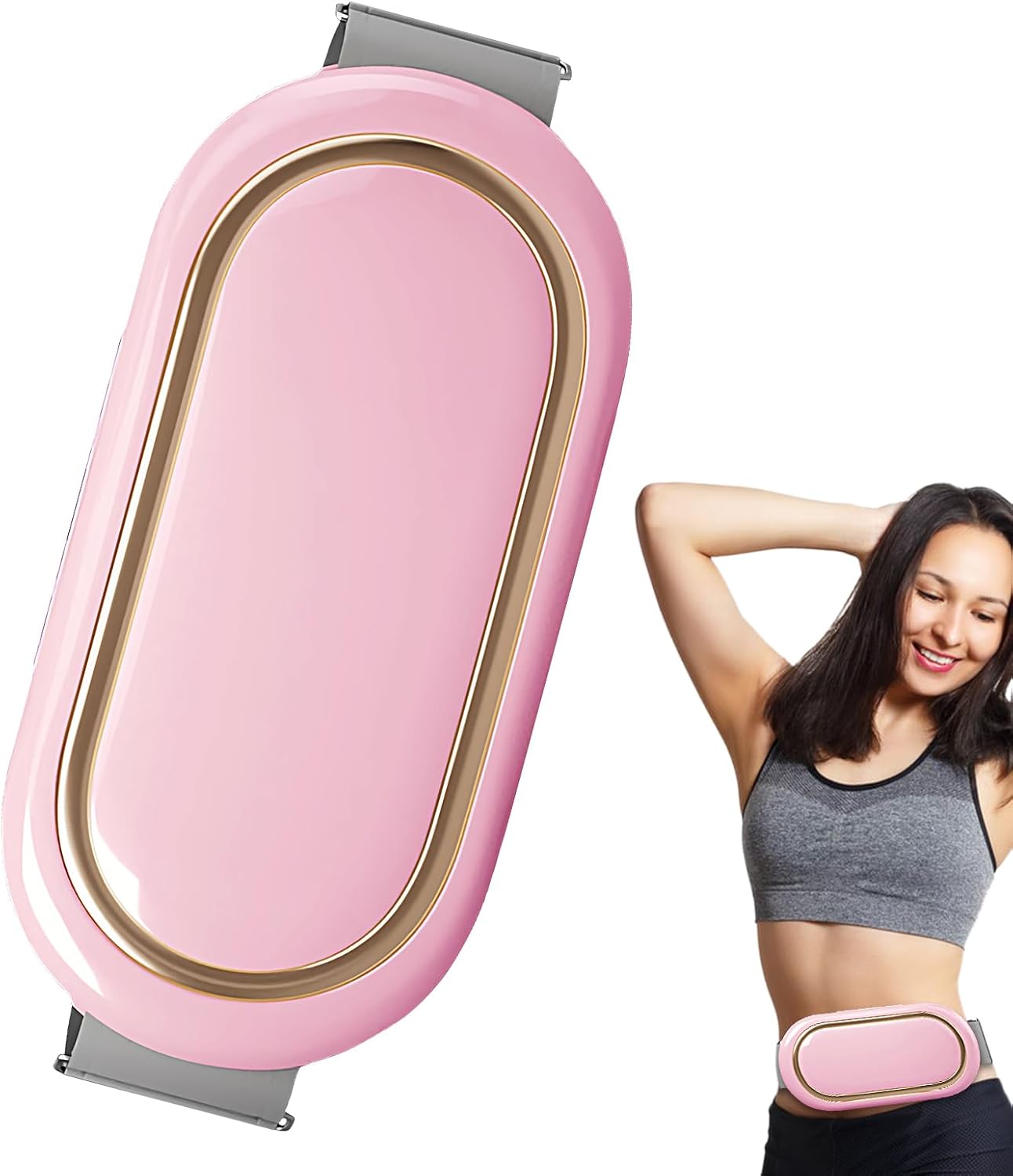 Fascia Snellente - Attrezzo Elettrico per Addominali - Cintura Massaggiante Portatile Senza Fili per Costruzione Muscolare Brucia Grassi Modellante e Rassodante