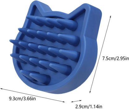 Dog Bath Brush, Cat Shower Massage Tool, Pet Grooming Scrubber with Ergonomic Handle, Soft Bristles for Effective Cleaning, Suitable for Small, Medium, Large Puppies