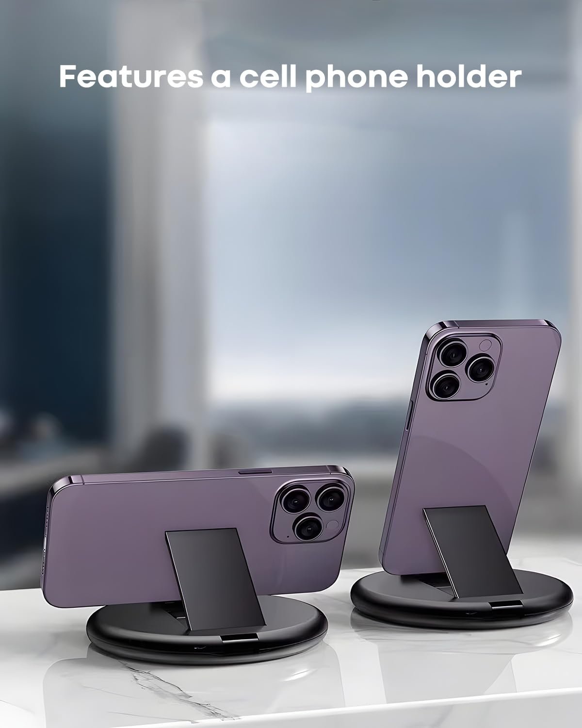 USB Adapter Cable Conversion Storage Box 9 in 1 Cable Case Multi-Type Charging Convertor USB C to Lightning Type C Micro Data Transfer Tool Contains Card Slot Tray Eject Pin, Use as Phone Holder,Black