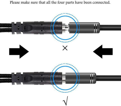 ENVEL Headset Splitter Cable for PC 3.5mm Jack Headphones Adapter Convertors for PC 3.5mm Female with Headphone/Microphone Transform to 2 Dual 3.5mm Male for Computer Simultaneously Y Splitter Audio
