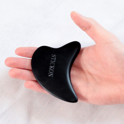 STICKON Bian Stone Gua Sha Scraping Massage Tool myofascial release tools for Soft Tissue Therapy and Reduce Back, Legs, Arms,Shoulder Muscle Pain