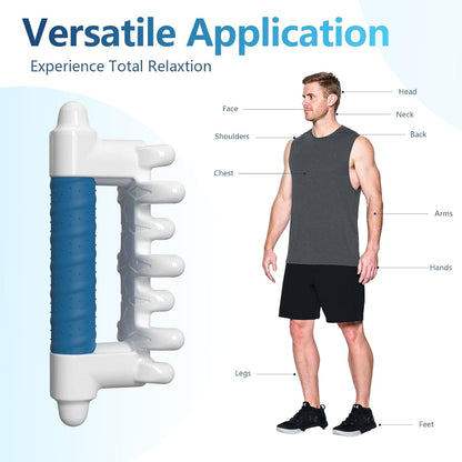 Vovtigo Fascia Massage Tool, Handheld Massager Pressure Point Release Tool, Gua Sha Tools for Deep Tissue Massage & Cellulite Reduction, Trigger Point Massage Tool for Whole Body