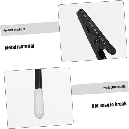 Gatuida 4PCS Metal Wire Alligator Clip Long Tailed Photo Holders for Cards Memos DIY Note Clips for Crafts Workspace Organization