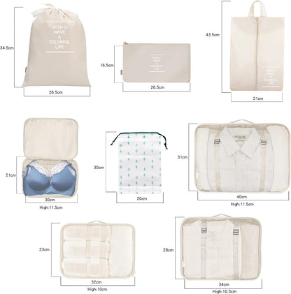 YORFULL 12 Pieces Packing Cubes Compression Travel Organizer, Travel Accessories, Travel Bag, Travel Bag