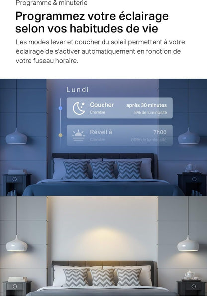 TP-Link Tapo Smart Wi-Fi Spotlight, Multicolour, Tunable White - GU10, 3.7W, No Hub Required, Compatible with Alexa and Google Home, Remote Control, Energy Class A+ (Tapo L630(2-pack))