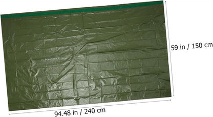 BESPORTBLE Emergency Tent Portable Emergency Blanket Camping Outdoor Tent Portable Portable Tent Thermal Sleeping Mat Emergency Sack Tents Pe Tear-Resistant Material Orange