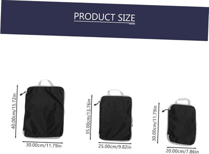 Beaupretty 3pcs Travel Storage Bags Versatile Organizer Pouches for Clothing and Accessories Durable and Stylish Travel Essentials for Luggage Packing and Home Organization