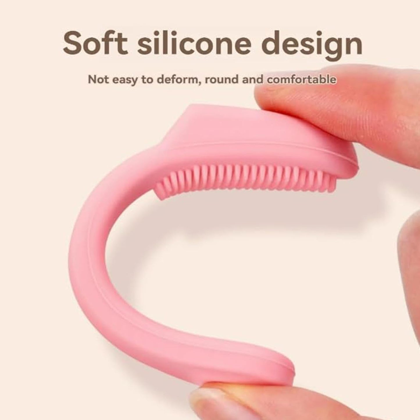 Cat Chin Brush | Pet Chin Scrubber | Pet Hygiene Scrubber | Pet Brush | Soft Silicone Grooming Chin Scrubber | Non Slip Multifunctional Finger Pet Supplies Cleaning Brush for Pet Cats Dogs