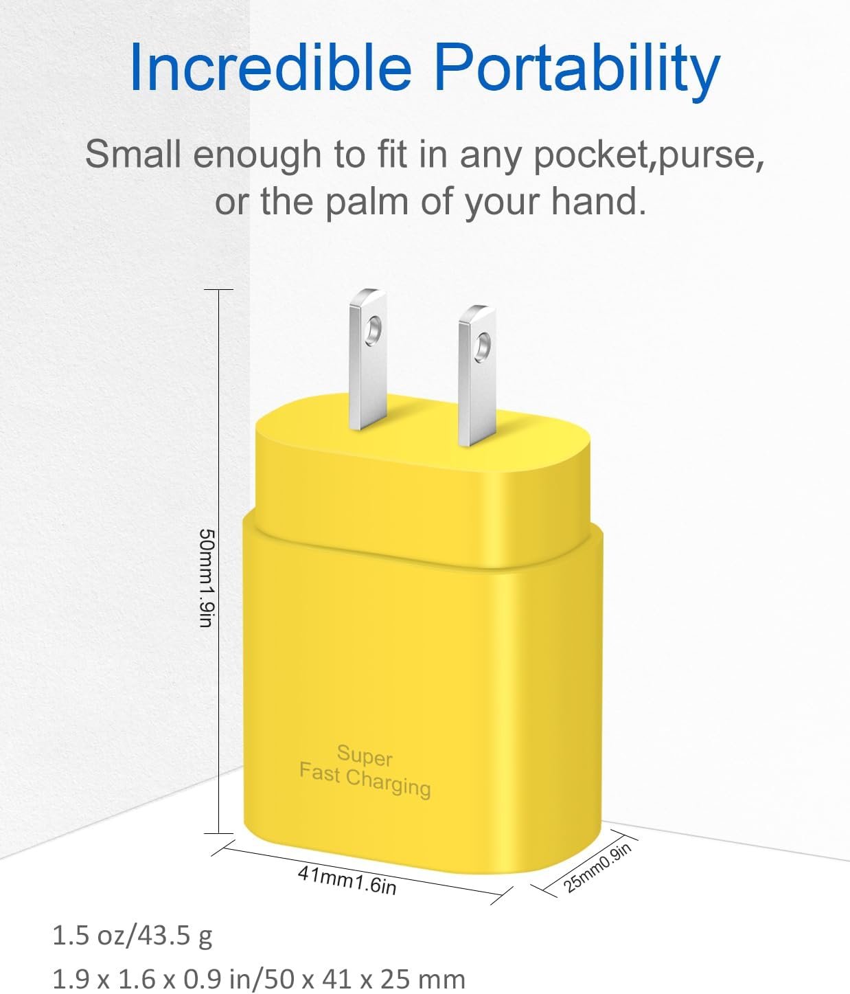 USB C Fast Charger,2 Pack Type C Fast Charger Wall Charger Super Fast Charging Block for Galaxy S24 S23 S22 S21 S20 Ultra S10 S9, Note 20 10 9, with 6ft USB C to Type C Cable 25W USB C Charger Adapter