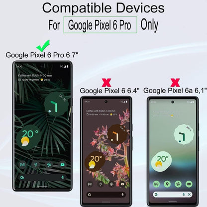 Ibywind Screen Protector for Google Pixel 6 Pro,[Pack of 2][plastic positioner][In-Display Fingerprint Support][Bubble Free]