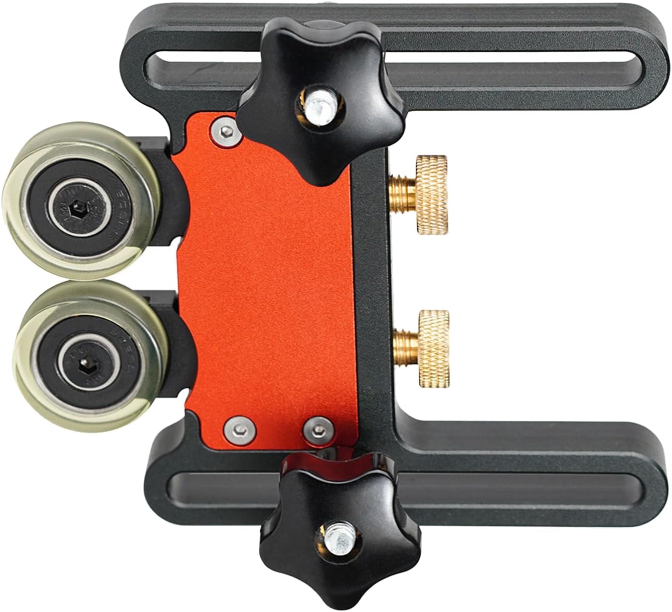 Woodworking Roller Guide – Aluminum Alloy Feeding Board, Wheel Bearing Block | Safety Push Tool for Table Saw, Router Table, Jointers, Professional Carpentry Equipment, Workshop Accessories