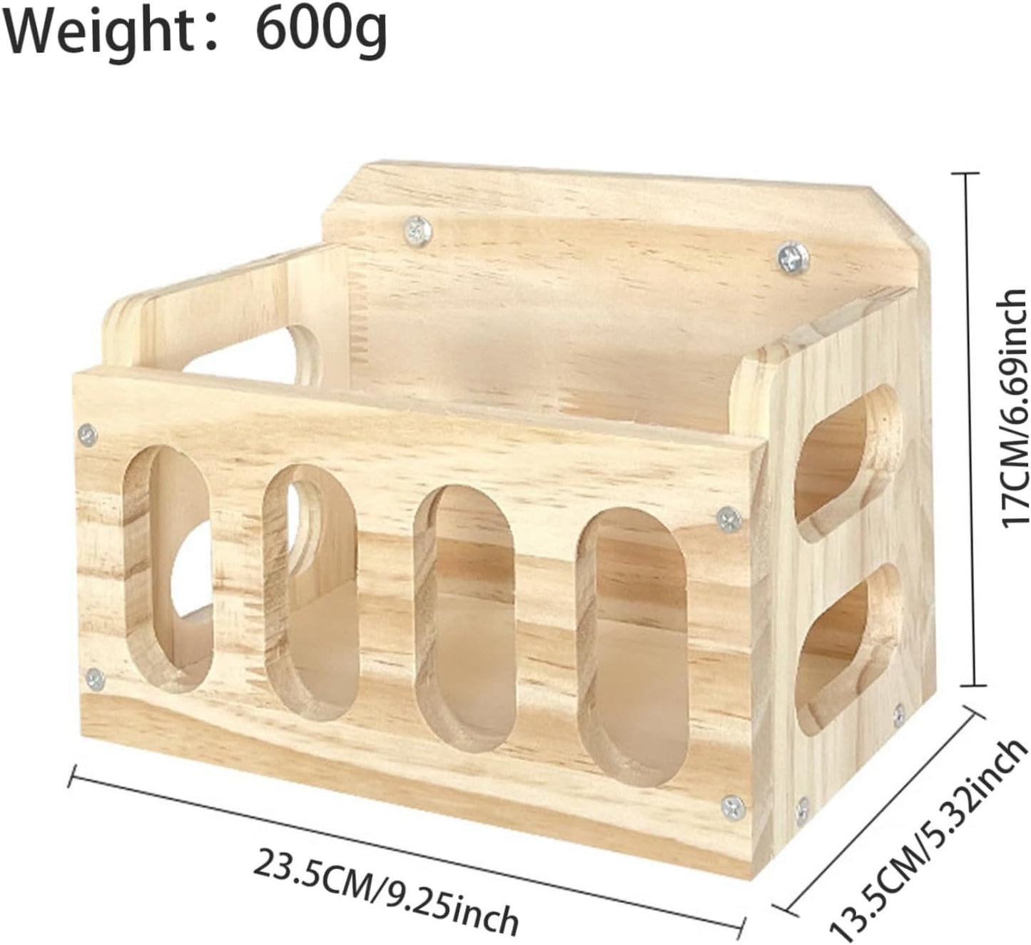 Cat Feeding Watering Supplies, Rabbit Hay Feeder Wooden Rabbit Hay Rack Hay Feeder Horizontal Standing Grass Feeding Shelf Dispenser for Guinea Pigs Pet Bunny Chinchilla