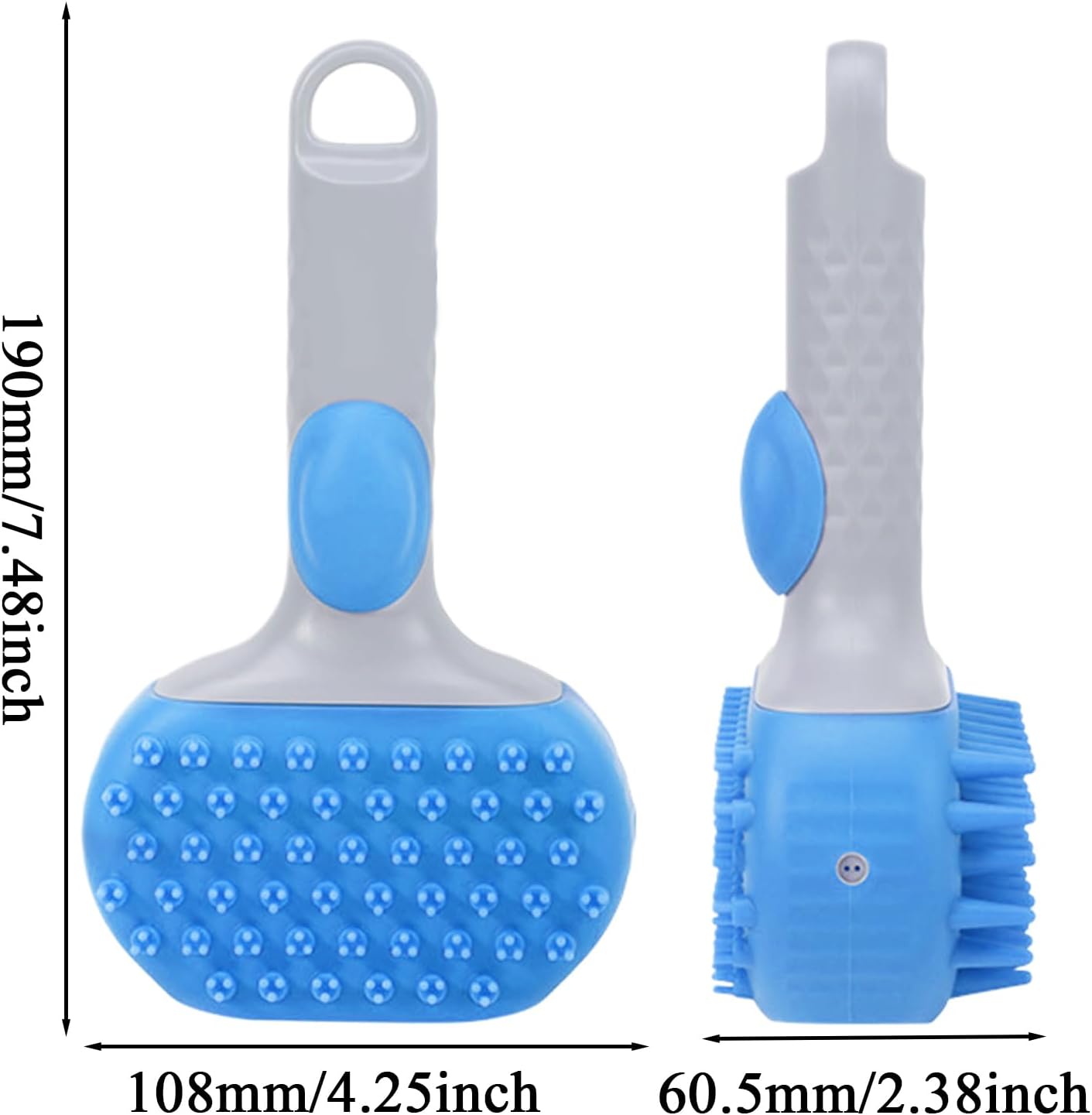 Steaming Cat Brush - Cleaning Slicker Steamy Cat Brush | Pet Steam Brush | Knot-Proof Deep-Cleaning Gentle Grooming Tool for Dog, Shedding, Season, Bathing, Kitten