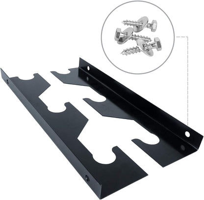 Luwint Olympic Barbell Wall Rack, 3 Bar Storage, 1 Pair