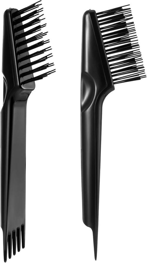 Hair Brush Cleaning Tool Hair Brush Cleaner Rake for Removing Dirt Home and Salon Use, Black (2 Packs)