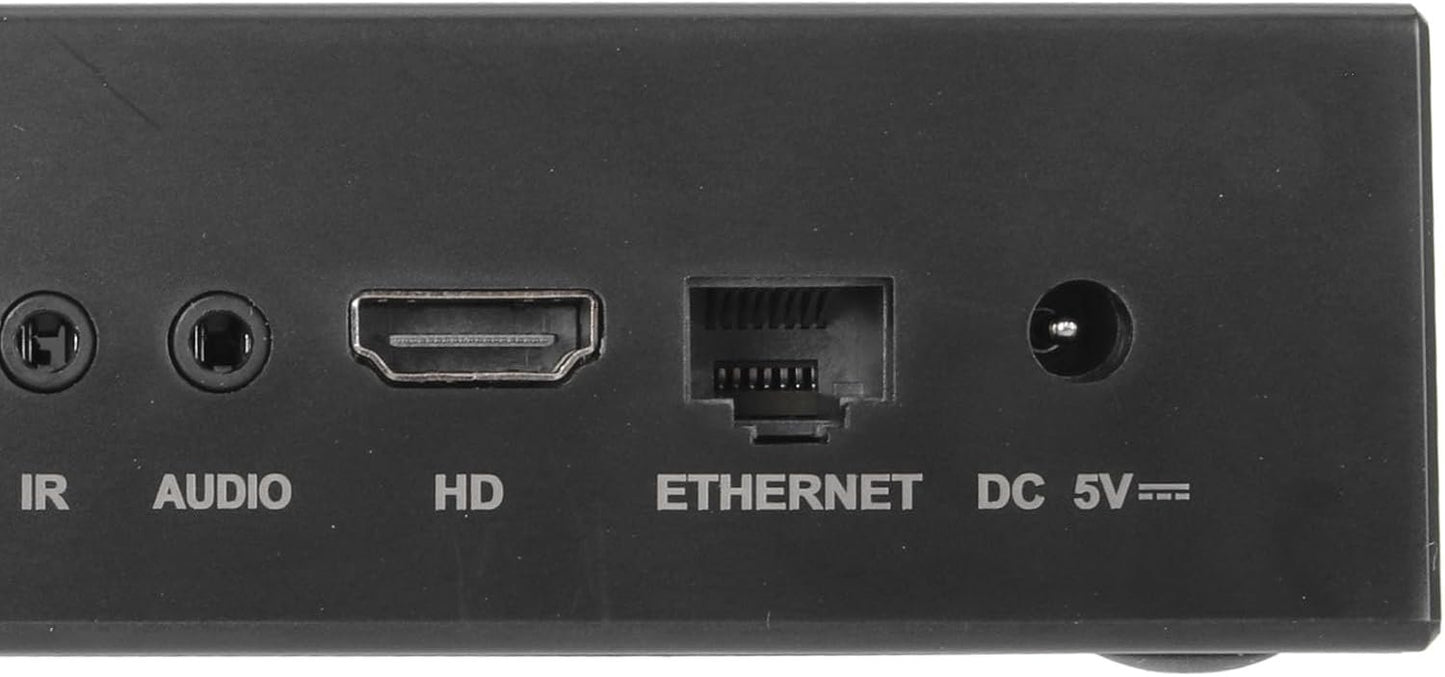 4K Media Player, HD Multimedia Interface 2.4/5.8GHz WiFi USB 2.0 Digital Media Player 100â€‘240V RJ45 for TV (AU Plug)