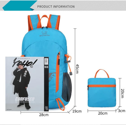 Ultra Lightweight Packable Backpack, Water Resistant Small Backpack Daypack Foldable for Travel Hiking Outdoor Camping and Cycling Foldable Outdoor Bag
