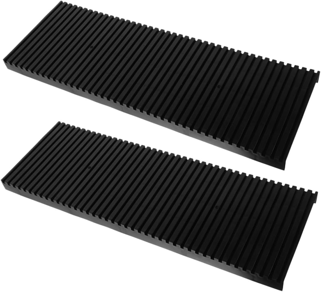 HEALEEP 2pcs ESD Storage Tray Static Rack for Circuit Board Storage Compact Design PCB Holder with Striped Pattern for Efficient Workspace Organization
