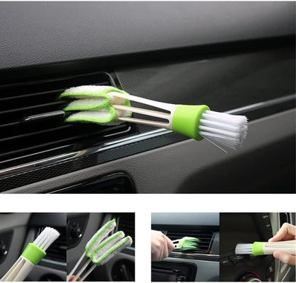 SHUAIGUO 26PCS Car Cleaning Brush Kit Car Cleaning Brush Accessories for Interior and Exterior Includes Scrubber Pads, Sponges, Cleaning Brushes