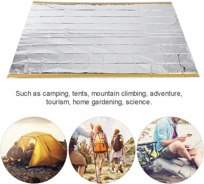 lvifloae Life Tent Earthquake Emergency Tent Thermal Reflective Outdoor Tentsilver Individual Ultralight Survival Tent Emergency Shelter Use As Survival Gear Space Blanket for Camp
